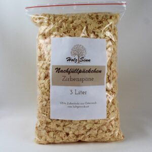 Nachfüllsäckchen Zirbenspäne Zirbenholz Holzsinn